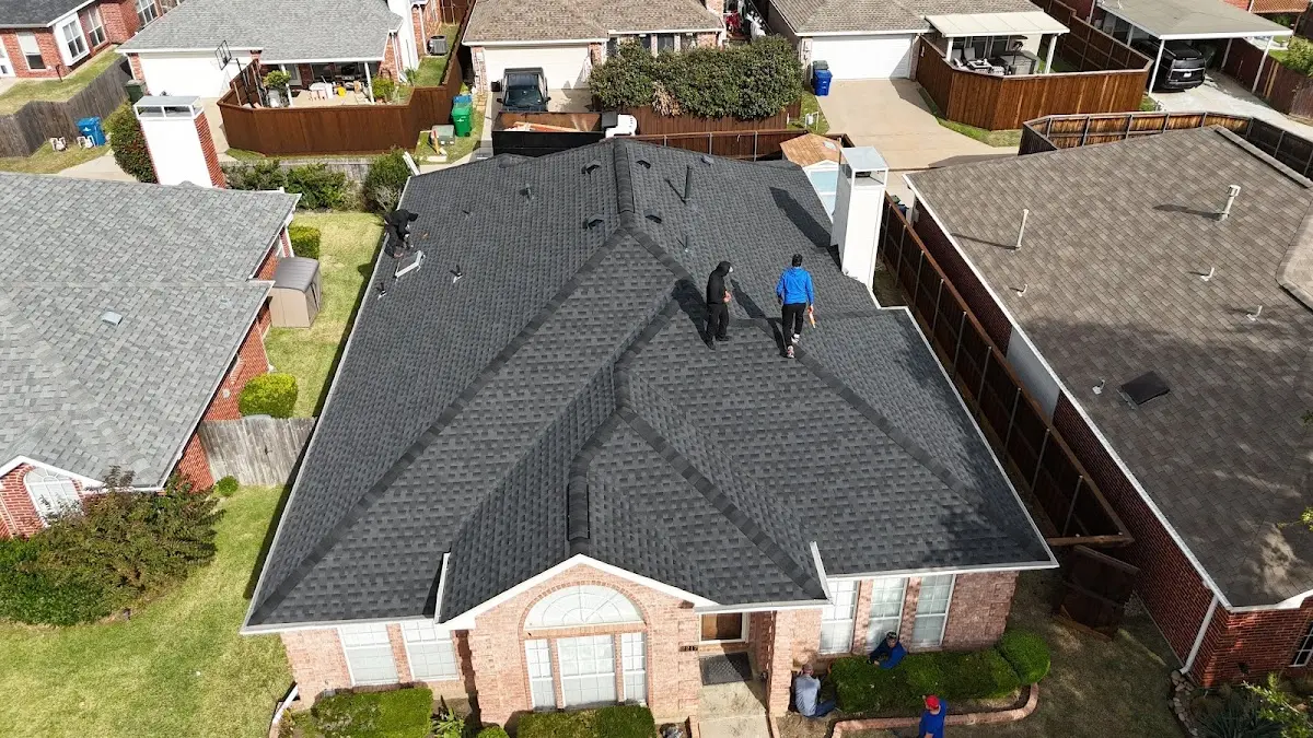 Commercial Roofing work in progress on a Rohnert Park property